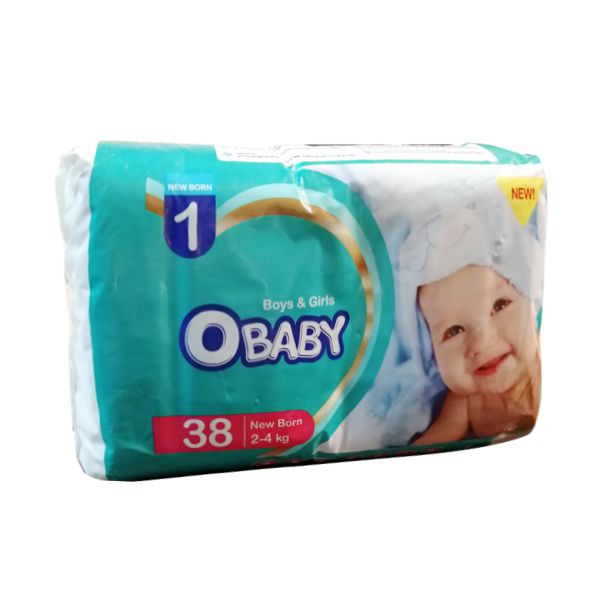 OBABY پوشک کامل کامفلکس سایز یک 38عددی