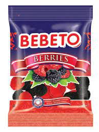 پاستیل 80 گرمی تمشک bebeto