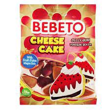 پاستیل 80 گرمی توت فرنگی bebeto