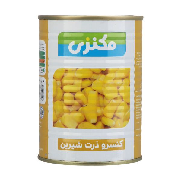 کنسرو ذرت 380 گرمی مکنزی