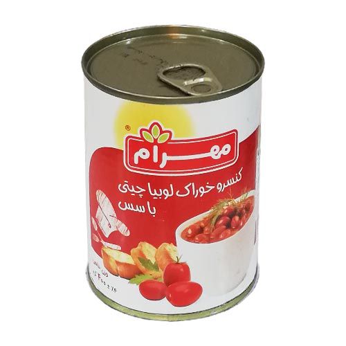 کنسرو لوبیا چیتی 400 گرم مهرام