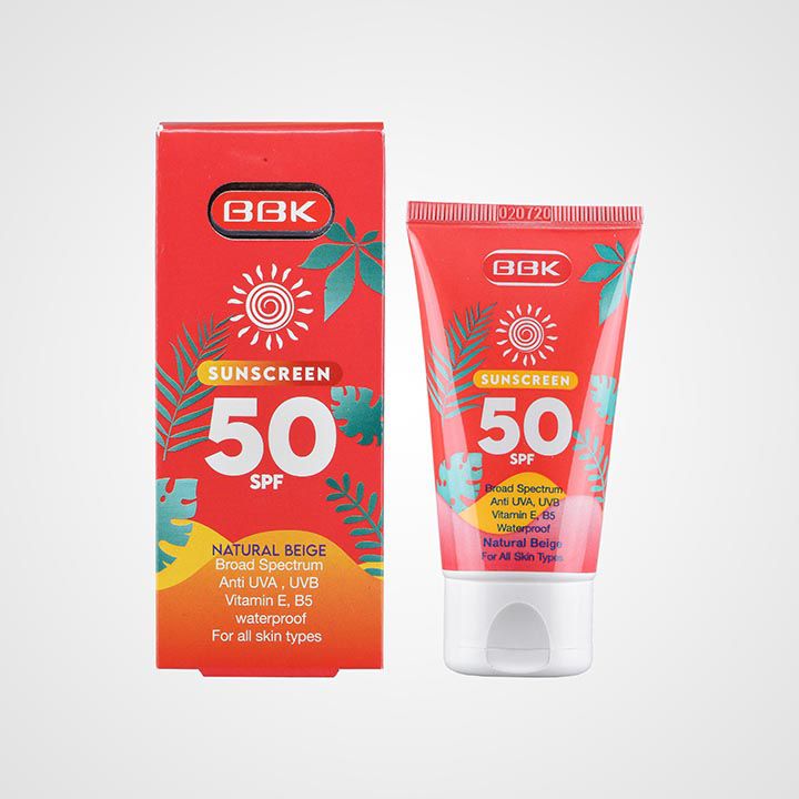 کرم ضد آفتاب 50 میل spf 50 ببک