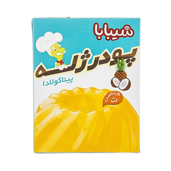 پودر ژله آناناس 100 گرمی شیبابا