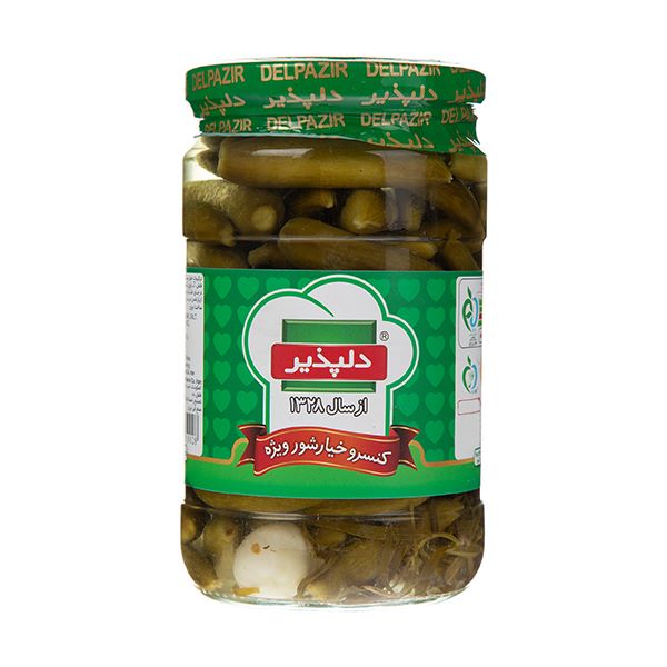 خیارشور ویژه 650 گرم دلپذیر