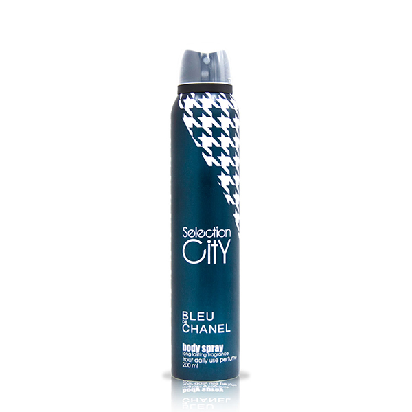 selection city اسپری بدن blue chanel200ml