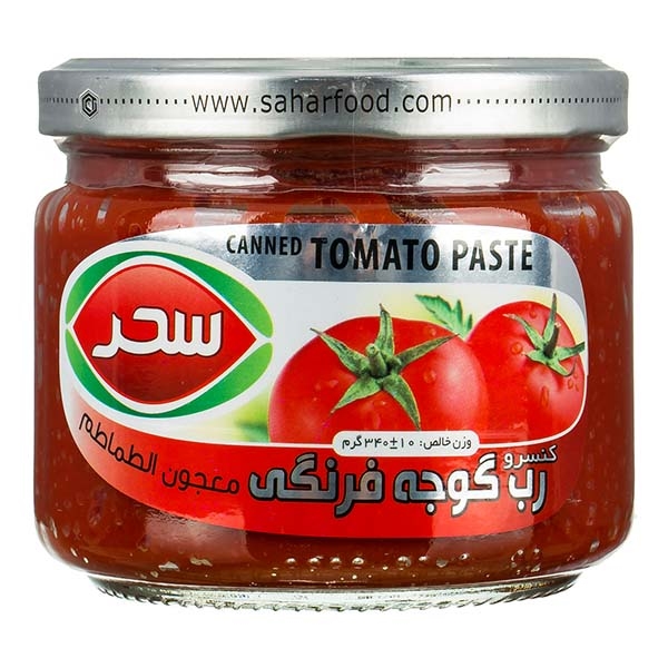 رب گوجه 340گ شیشه سحر