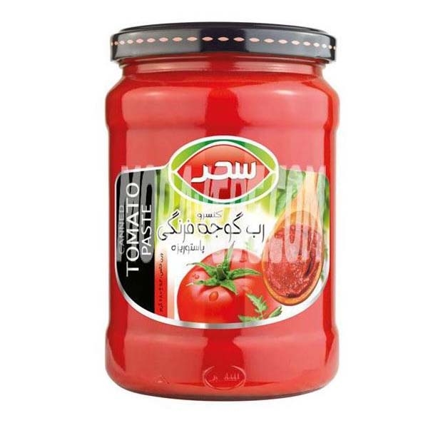 رب گوجه 680 گ شیشه سحر