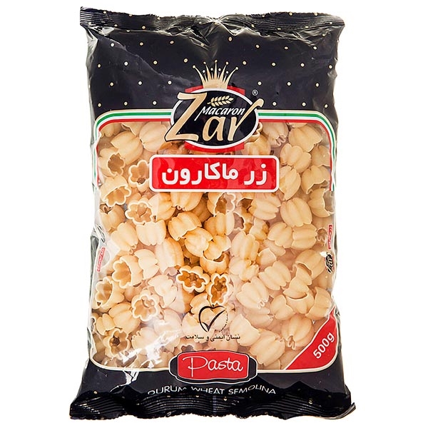 ماکارونی فرمی شقایق 500 گرم زر