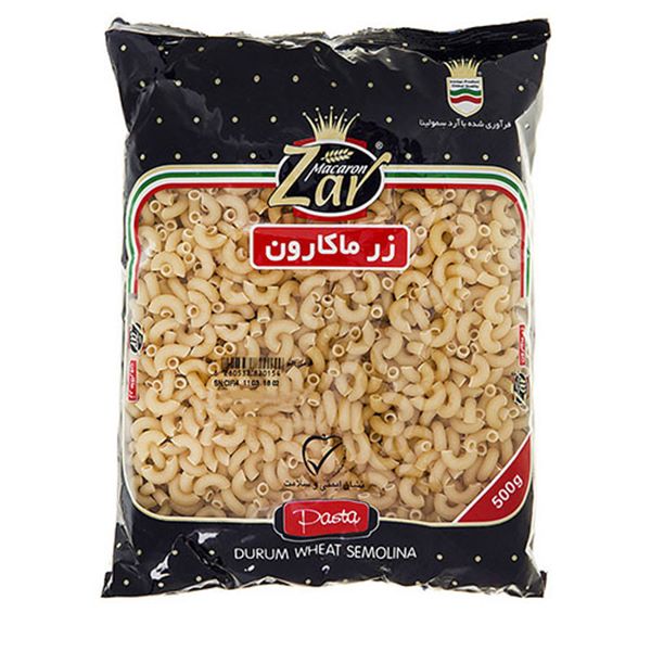 ماکارونی فرمی البو شیاردار 500 گرم زر ماکارون