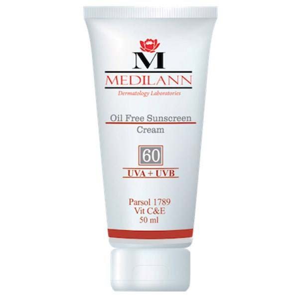 کرم ضد آفتاب رنگی SPF60 مدیلن