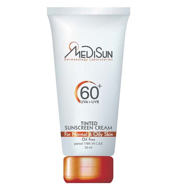 کرم ضد آفتاب SPF60 مدیسان رنگی