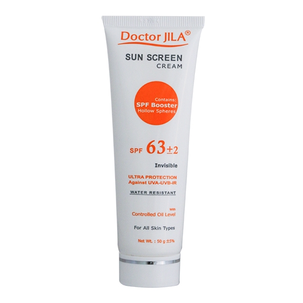 کرم ضد آفتاب SPF63سفید دکتر ژیلا