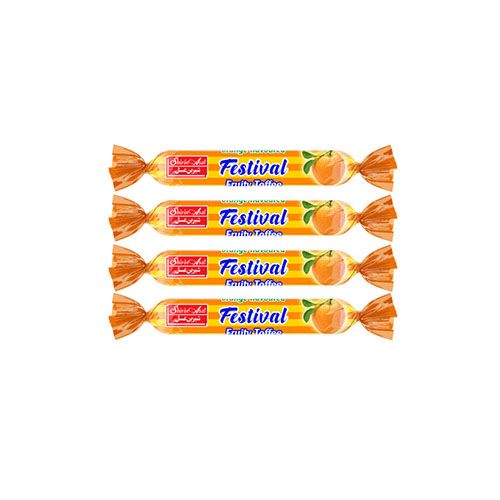 تافی مدادی پرتقالی فستیوال شیرین عسل